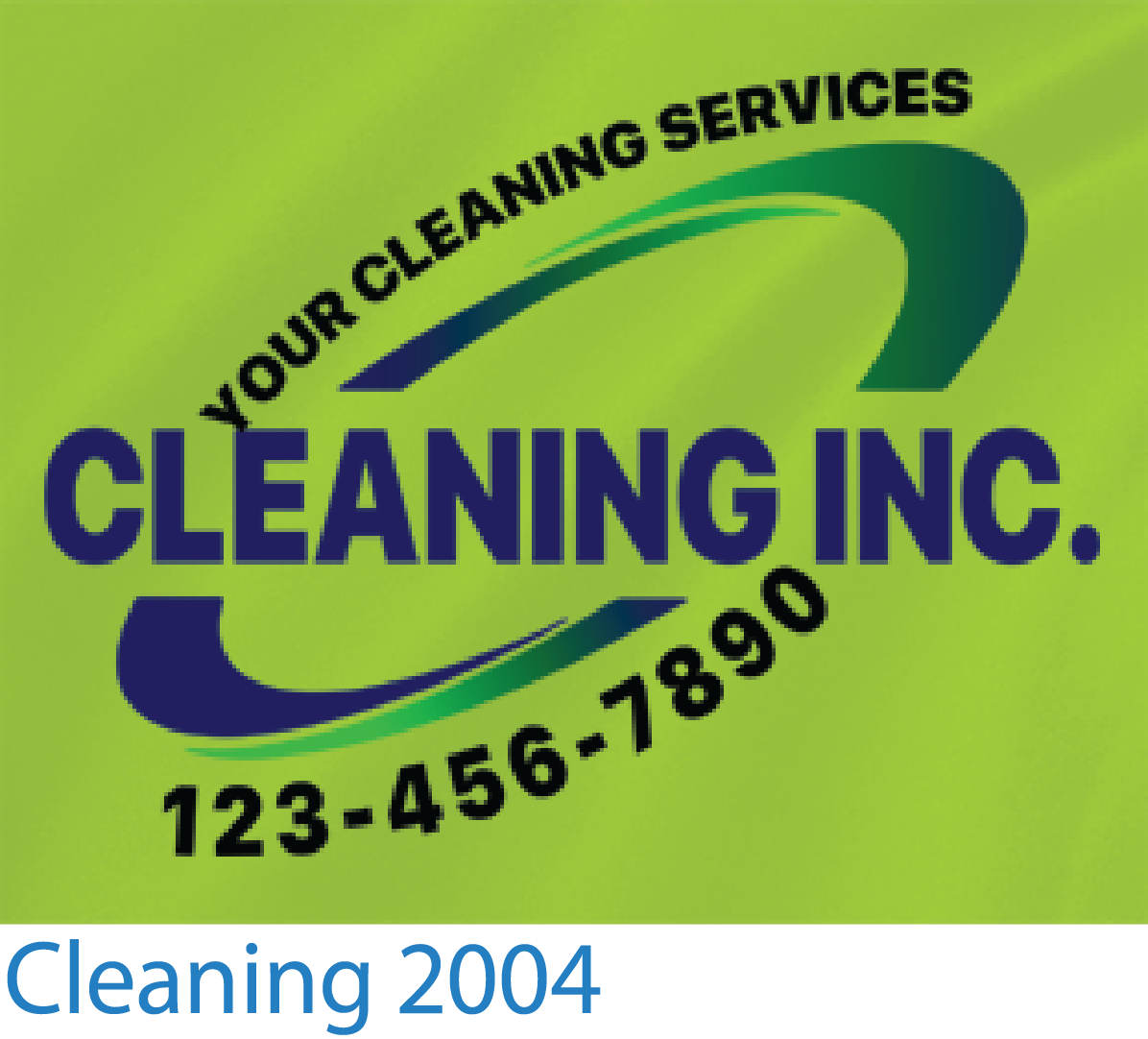 Custom T-shirts Cleaning Design 2004