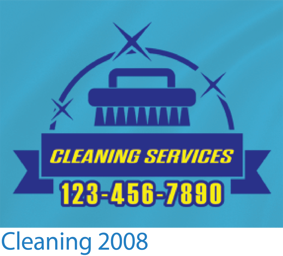 Custom T-shirts Cleaning Design 2008